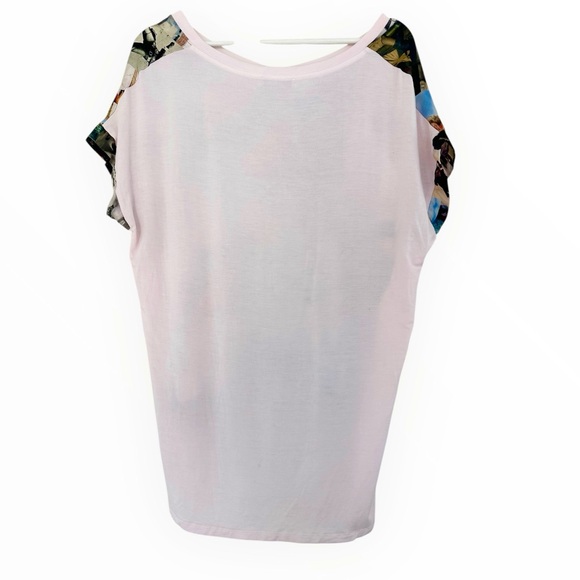 UNBREAK.IT • Silk Western Cowgirl Art Print V-Neck Top Made in Italy - Picture 2 of 13